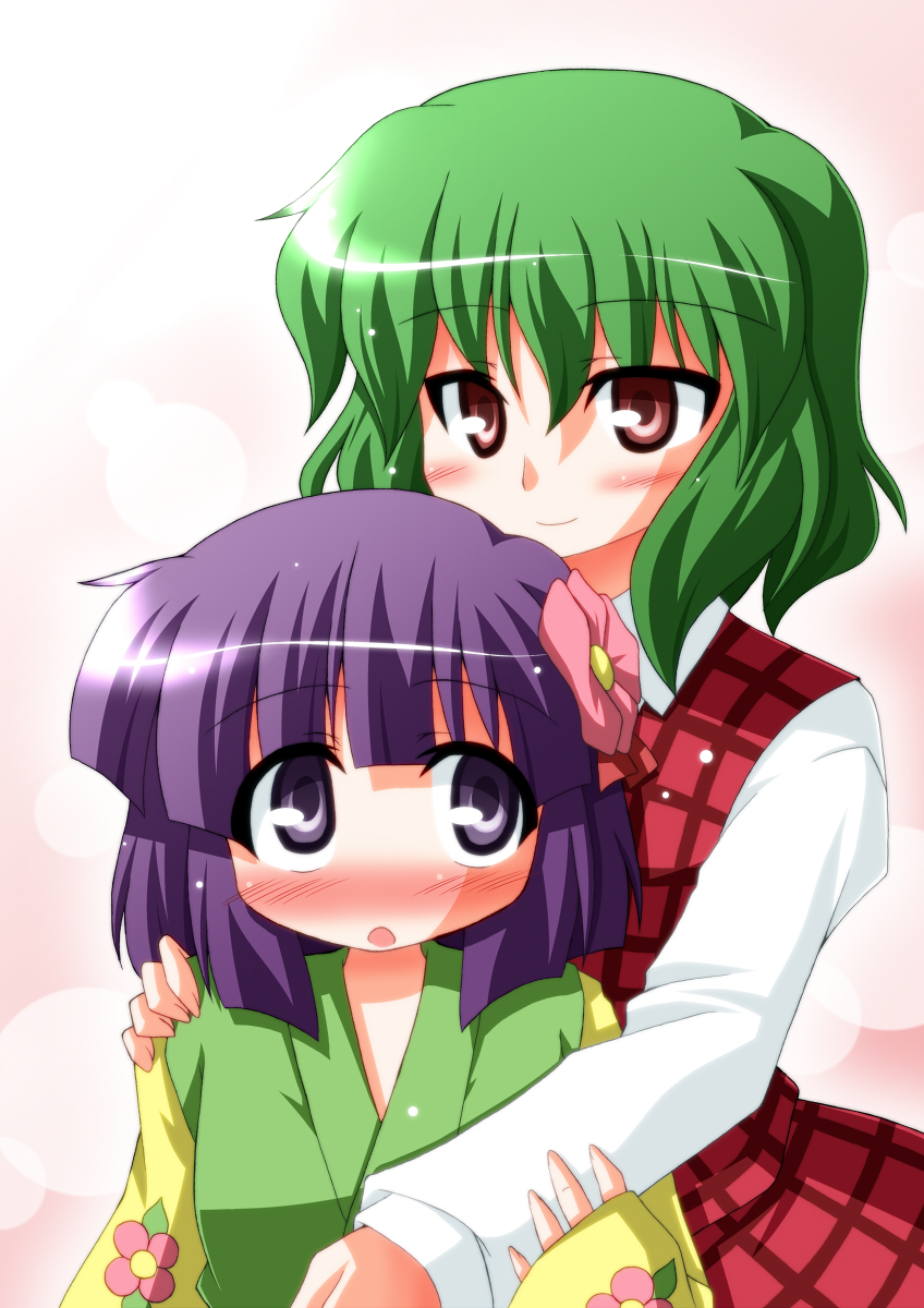 kazami yuuka and hieda no akyuu (touhou) drawn by kikkawa_(citrus_fruits)