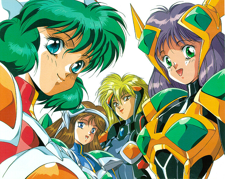 kai nagisa, kawai kawai, iijima kiiro, and shina nami (iczer and 1 more) drawn by hirano_toshihiro