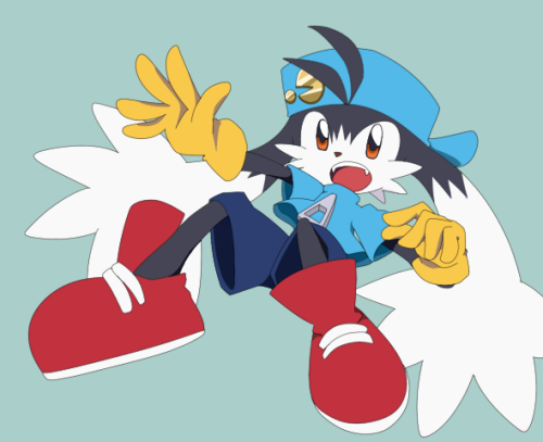 klonoa and pinky (kaze no klonoa) drawn by koke_ojisan