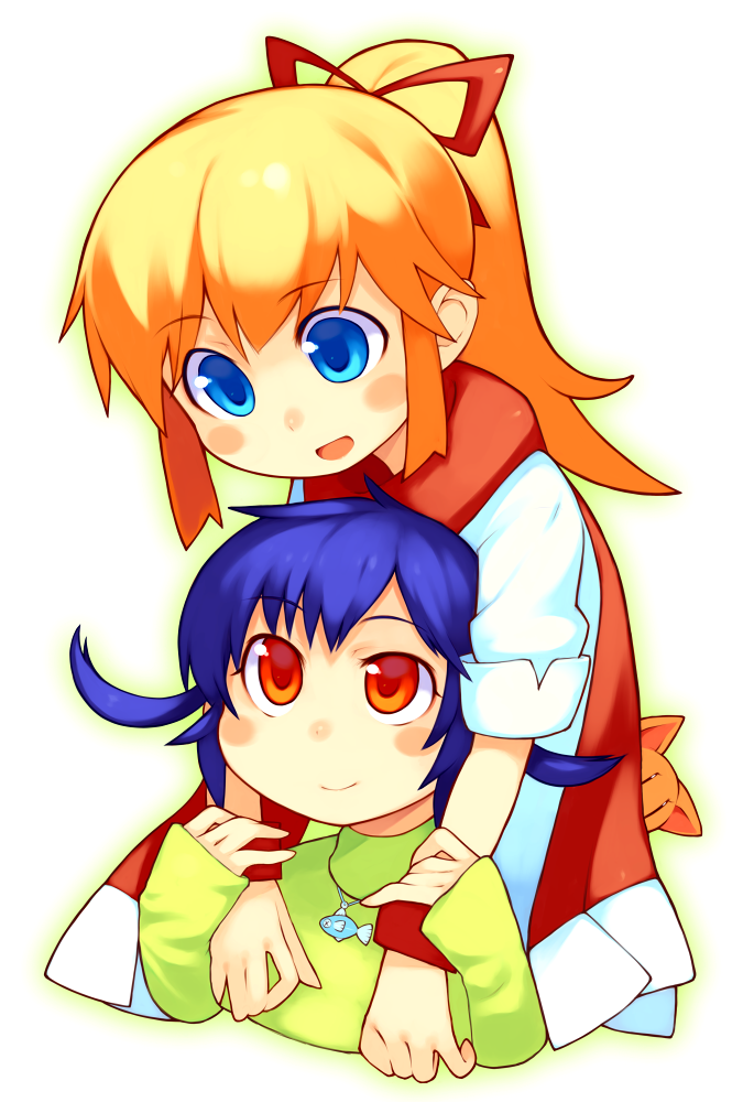 pakky and yoshida sayuri (original) drawn by bachera