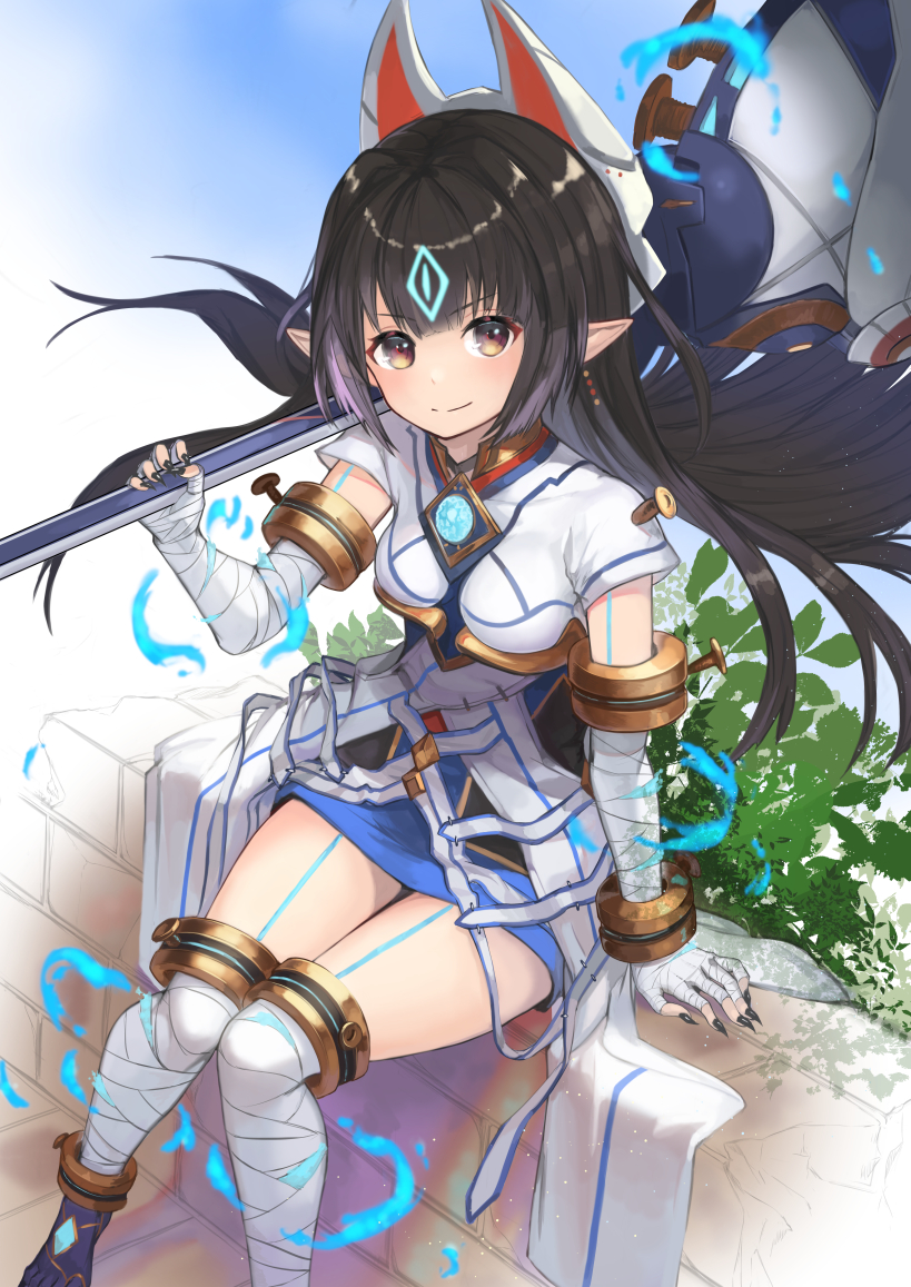 kasandra (xenoblade chronicles and 1 more) drawn by taba_comya