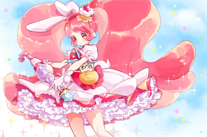 usami ichika, cure whip, and kirarin (precure and 1 more) drawn by aihira_(aihira12)