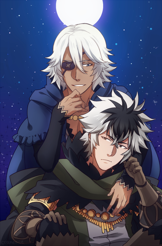 niles and shura (fire emblem and 1 more) drawn by craneace