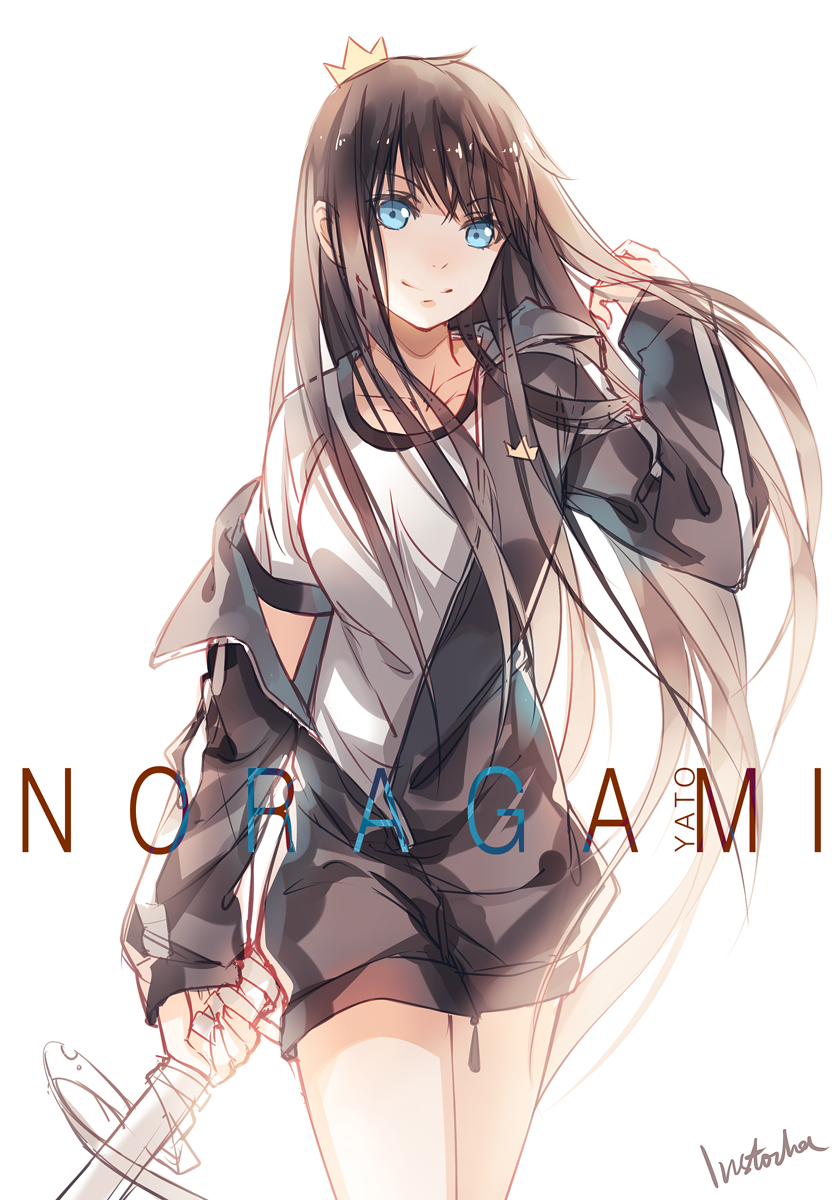 yato and iki hiyori (noragami) drawn by instocklee