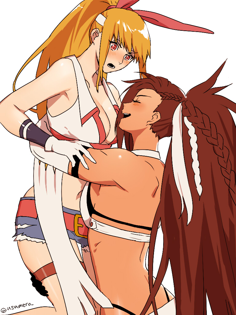 female fighter and chobung (dungeon and fighter) drawn by usamero