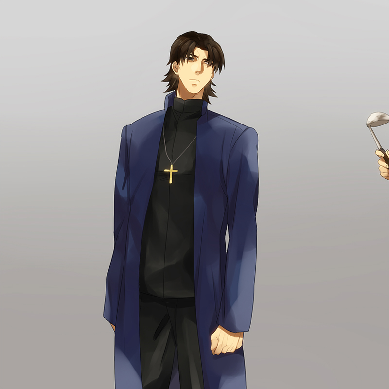 kotomine kirei (fate and 2 more) drawn by amakura_(am_as)