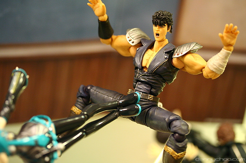 hatsune miku and kenshiro (vocaloid and 1 more) drawn by revoltech