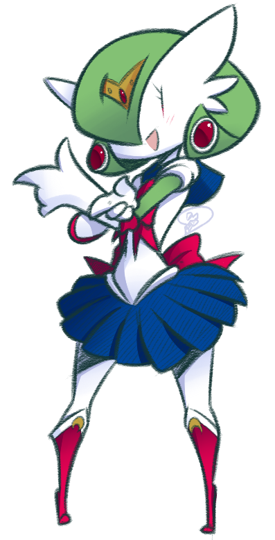 gardevoir and sailor moon (pokemon and 1 more) drawn by dorianm_bc