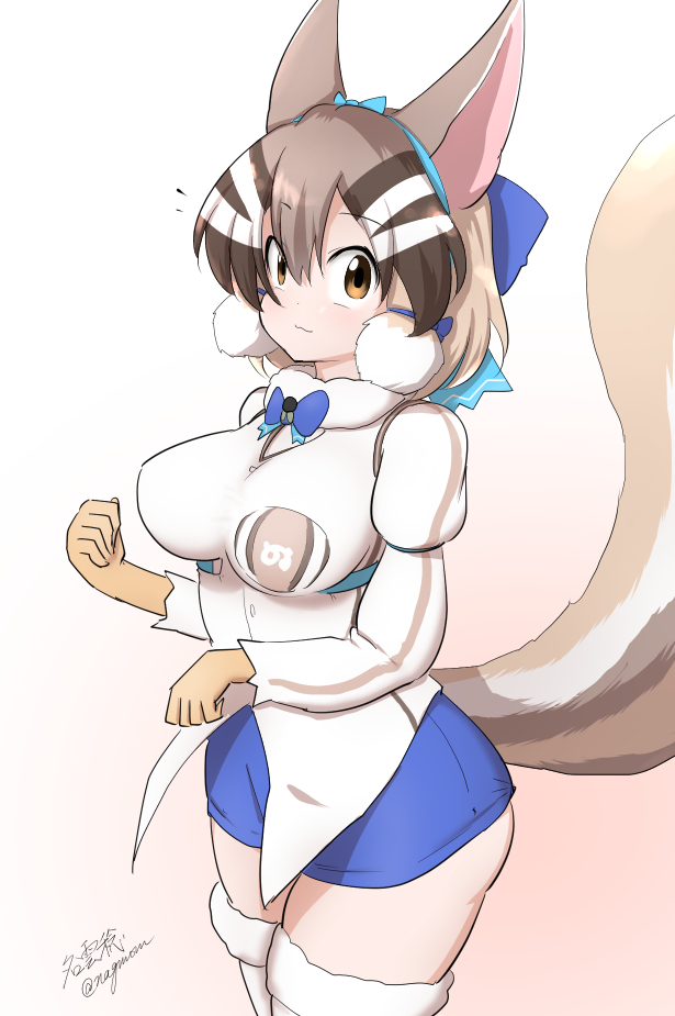 siberian chipmunk (kemono friends and 1 more) drawn by taurine_8000mg