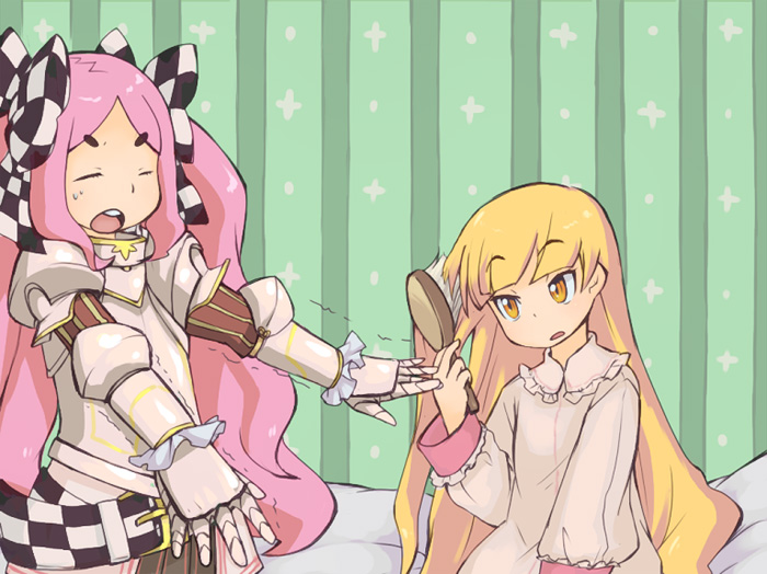 princess, knight, berich, and maron (7th dragon) drawn by noko351
