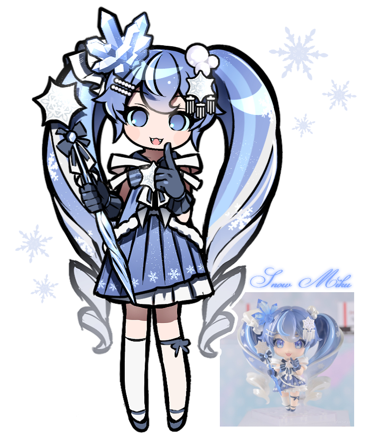 hatsune miku and yuki miku (vocaloid) drawn by jjjjtaaaku