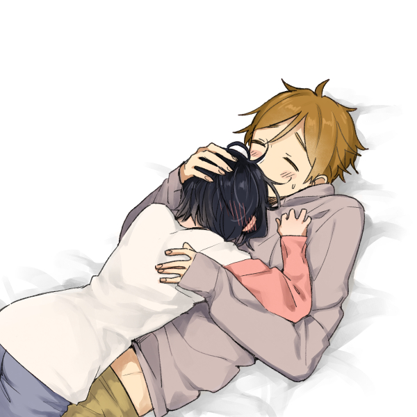 kitashirakawa tamako and ooji mochizou (tamako market) drawn by momose_(oqo)