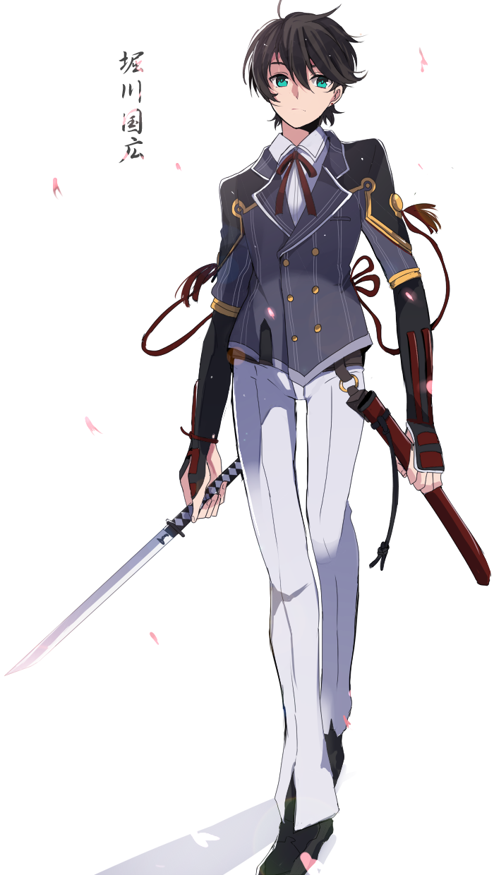 horikawa kunihiro (touken ranbu) drawn by goro._(2codeg)
