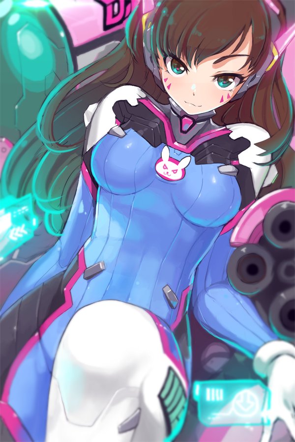 d.va (overwatch and 1 more) drawn by armcho