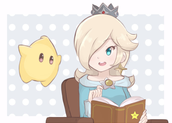 rosalina and luma (mario and 1 more) drawn by chocomiru