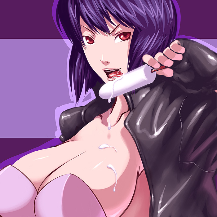 kusanagi motoko (ghost in the shell) drawn by sawao