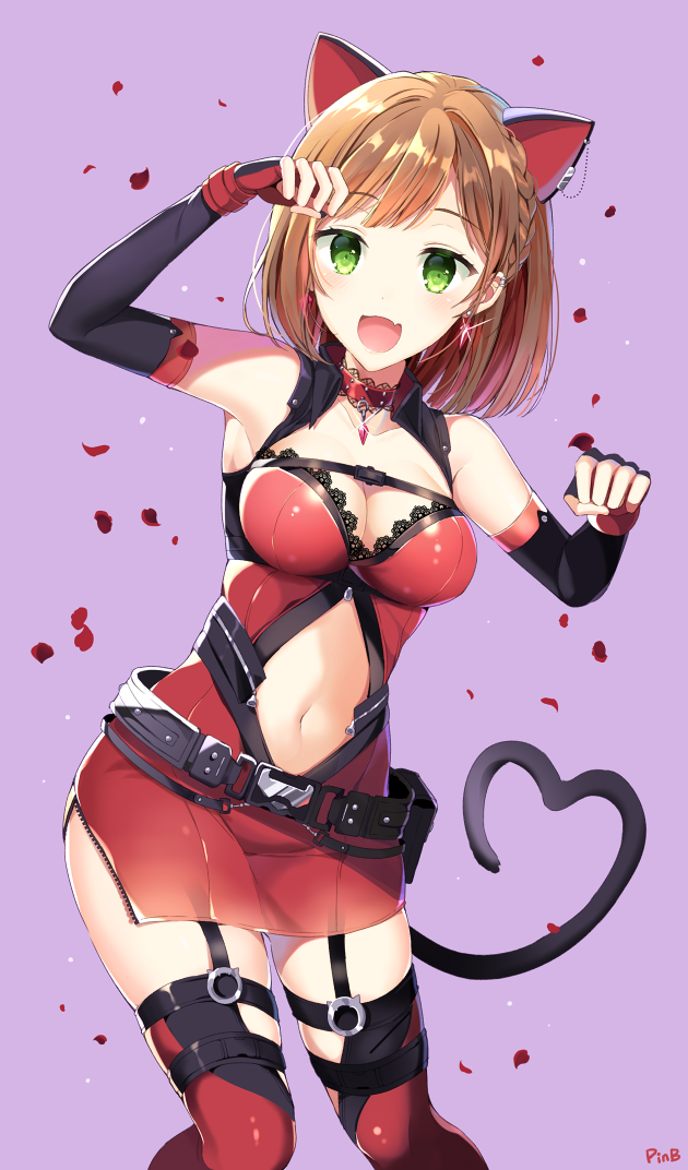 maekawa miku (idolmaster and 1 more) drawn by pinb