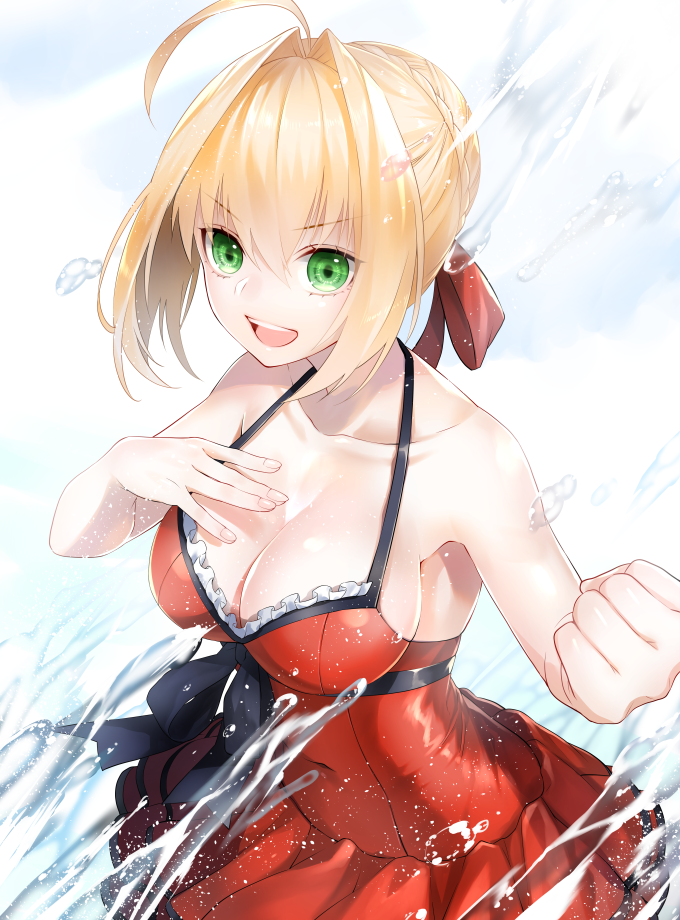 nero claudius (fate and 1 more) drawn by waka_(shark_waka)