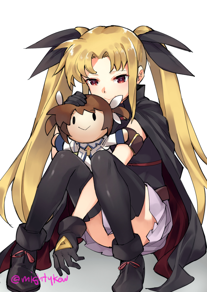 fate testarossa and takamachi nanoha (lyrical nanoha and 2 more) drawn by ge-b