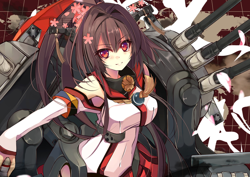yamato (kantai collection) drawn by shirokitsune