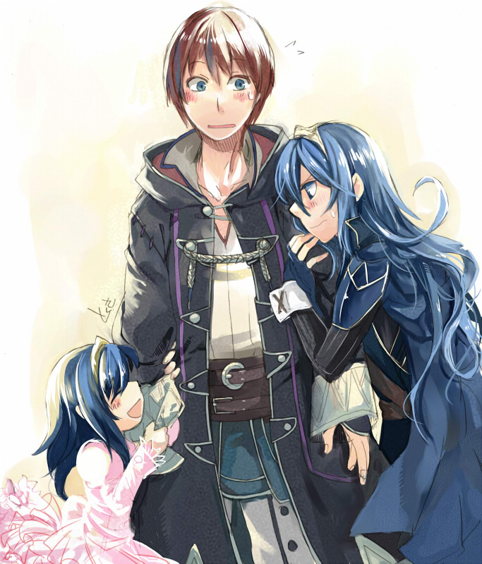 lucina and male robin (fire emblem and 1 more) drawn by mimura_tokusa