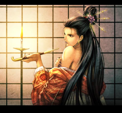 kim mihee (shikigami no shiro and 1 more) drawn by homare_(fool's_art)