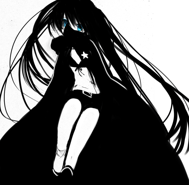 black rock shooter (black rock shooter) drawn by kaimuari