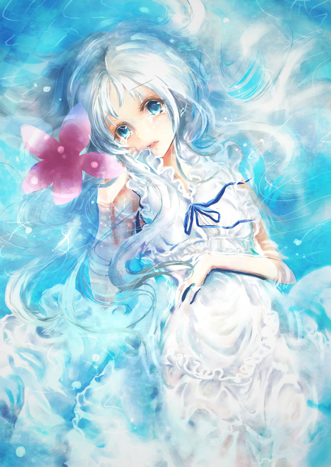honma meiko (ano hi mita hana no namae wo bokutachi wa mada shiranai.) drawn by yuki_hikari