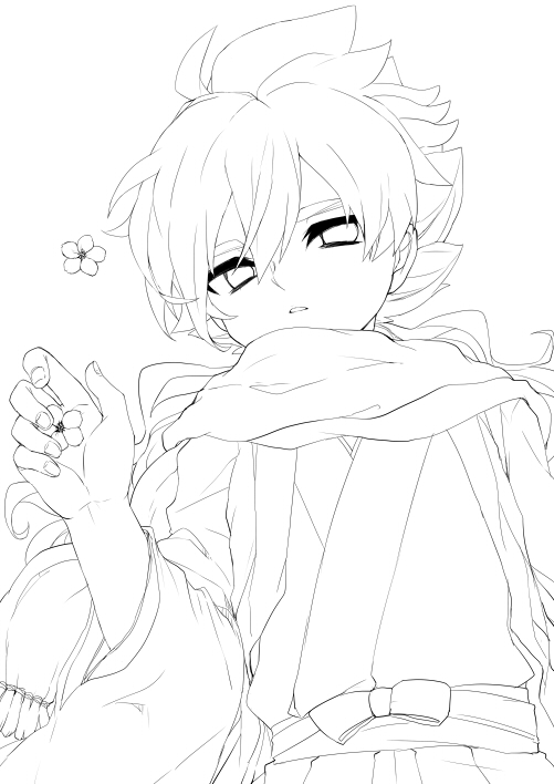 hakuryuu (inazuma eleven and 1 more) drawn by tobi_(one)