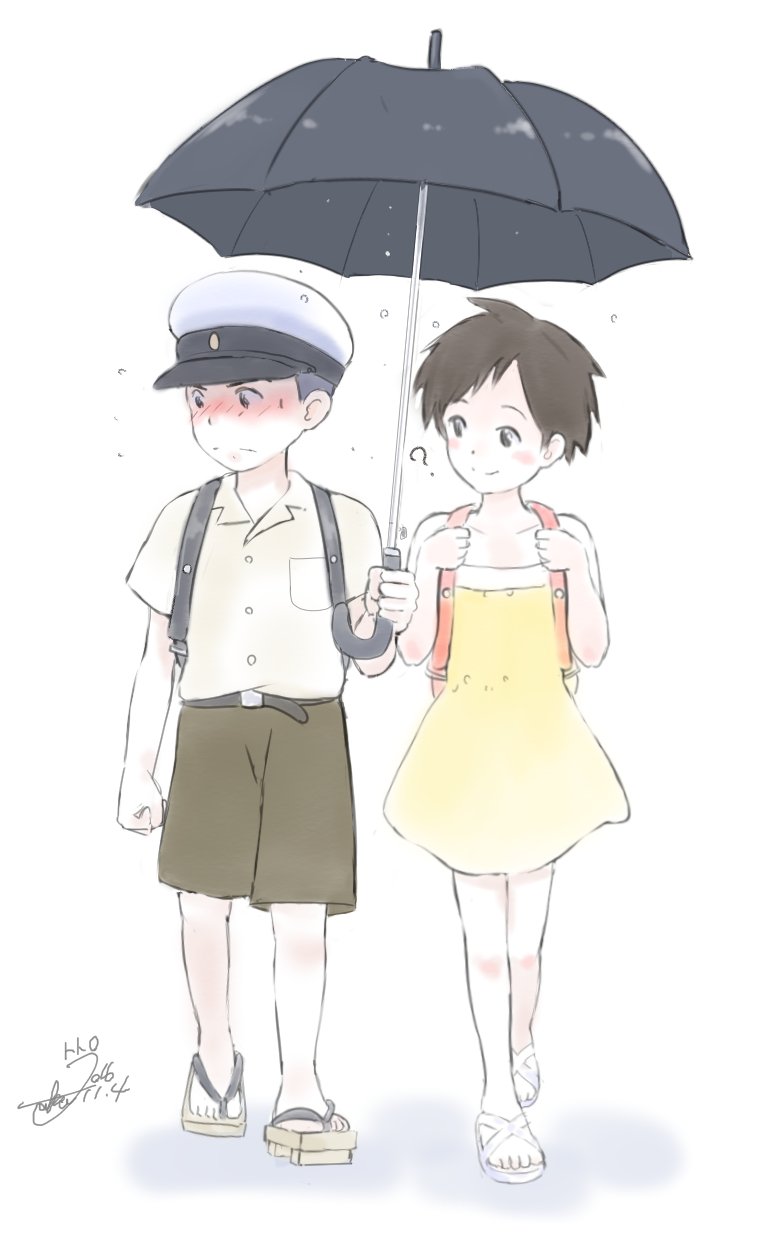 kusakabe satsuki (tonari no totoro) drawn by taka_(tsmix)