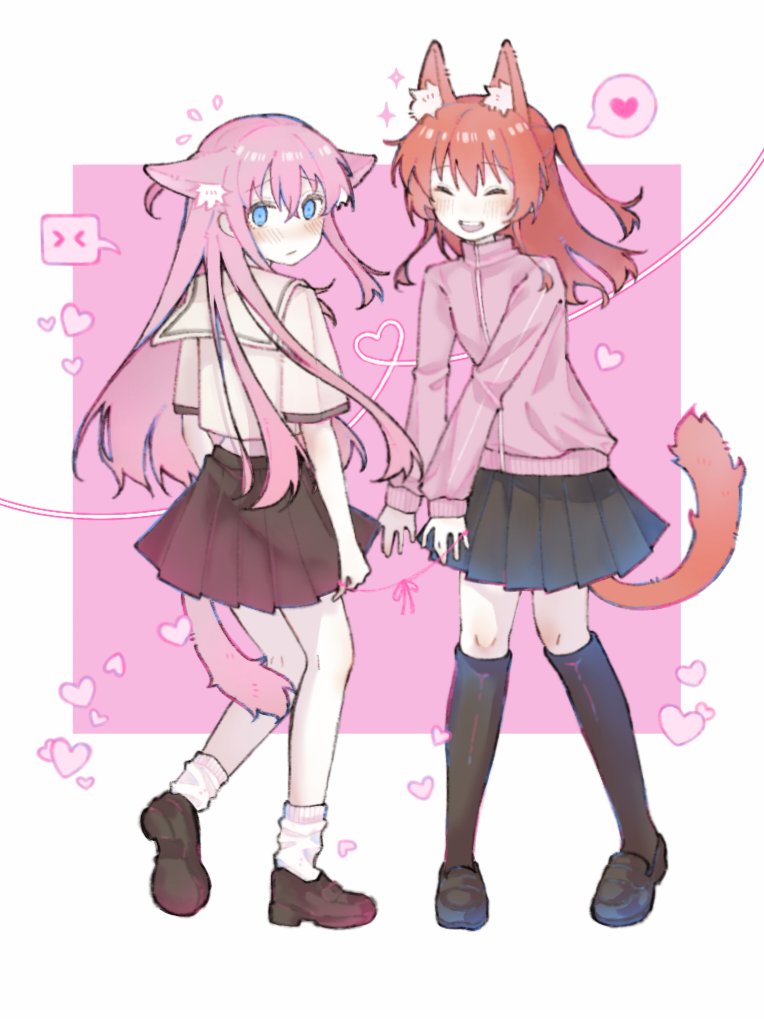 gotoh hitori and kita ikuyo (bocchi the rock!) drawn by 1xing_yue