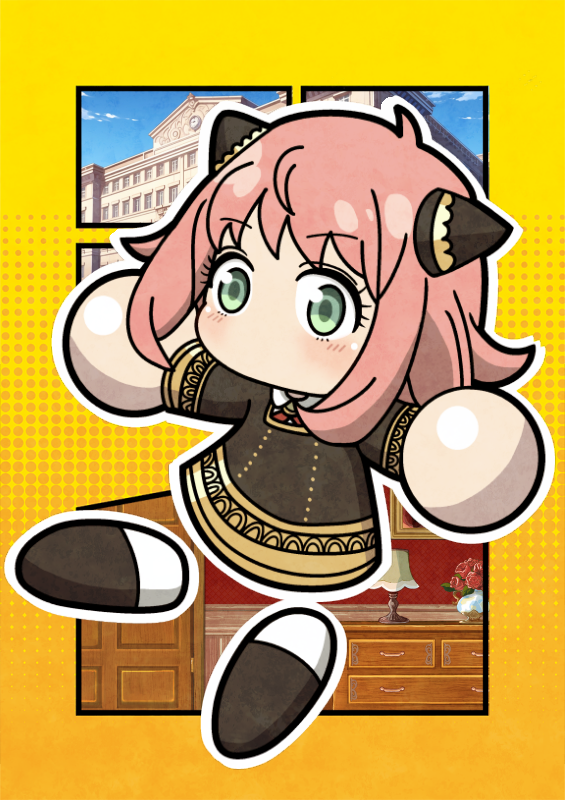 anya (spy x family and 1 more) drawn by zarame09