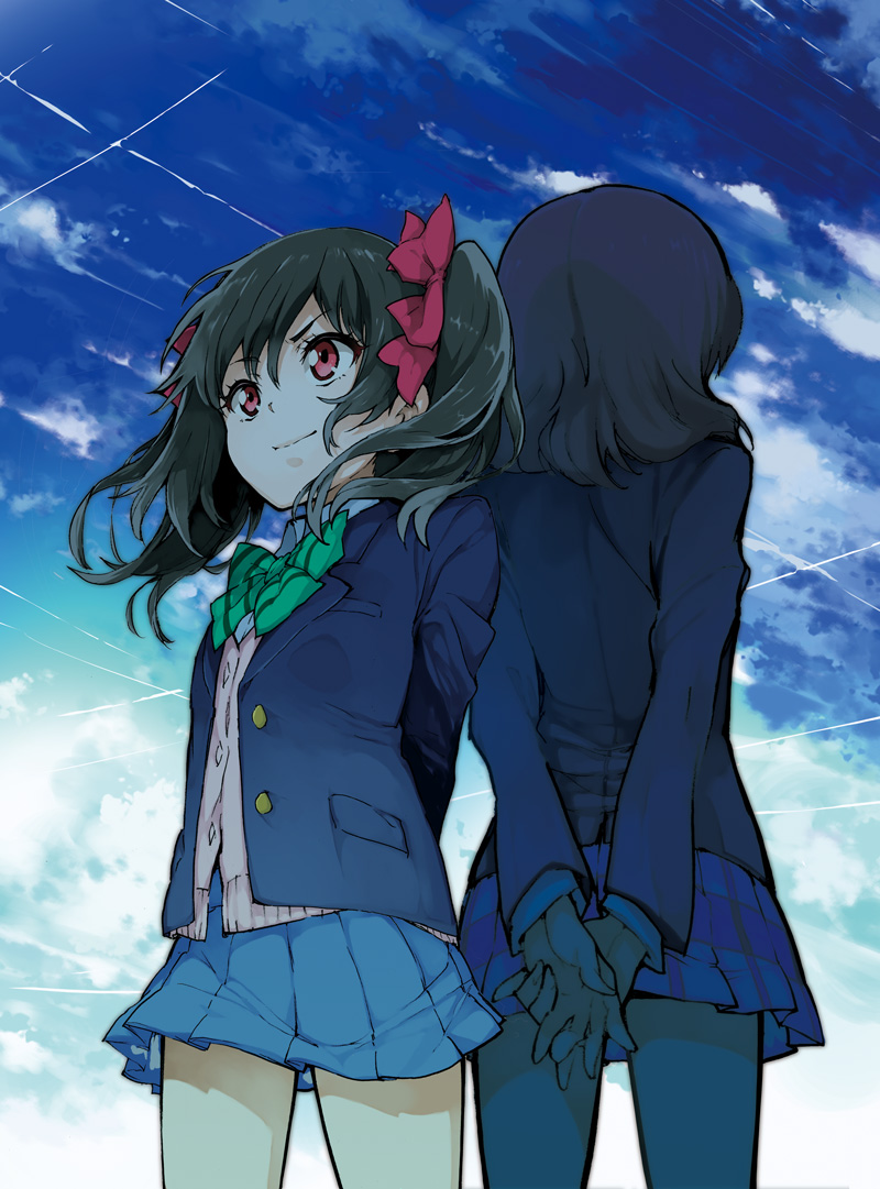 nishikino maki and yazawa nico (love live! and 1 more) drawn by enouchi_ai