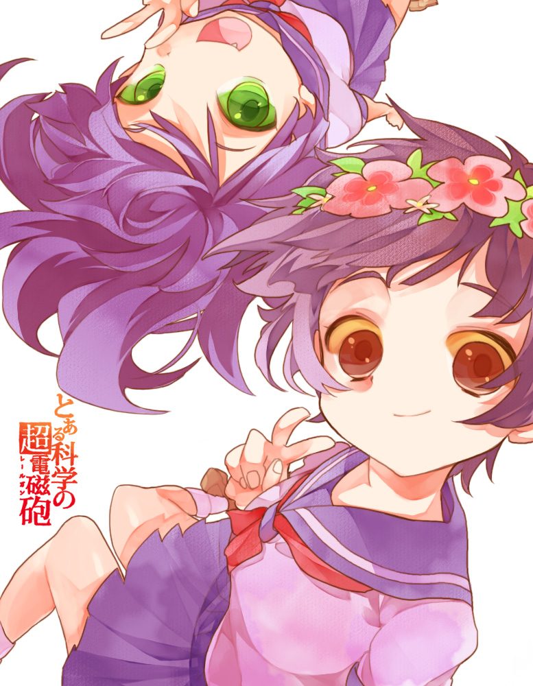 saten ruiko and uiharu kazari (toaru majutsu no index and 1 more) drawn by makino_(sinobusan)