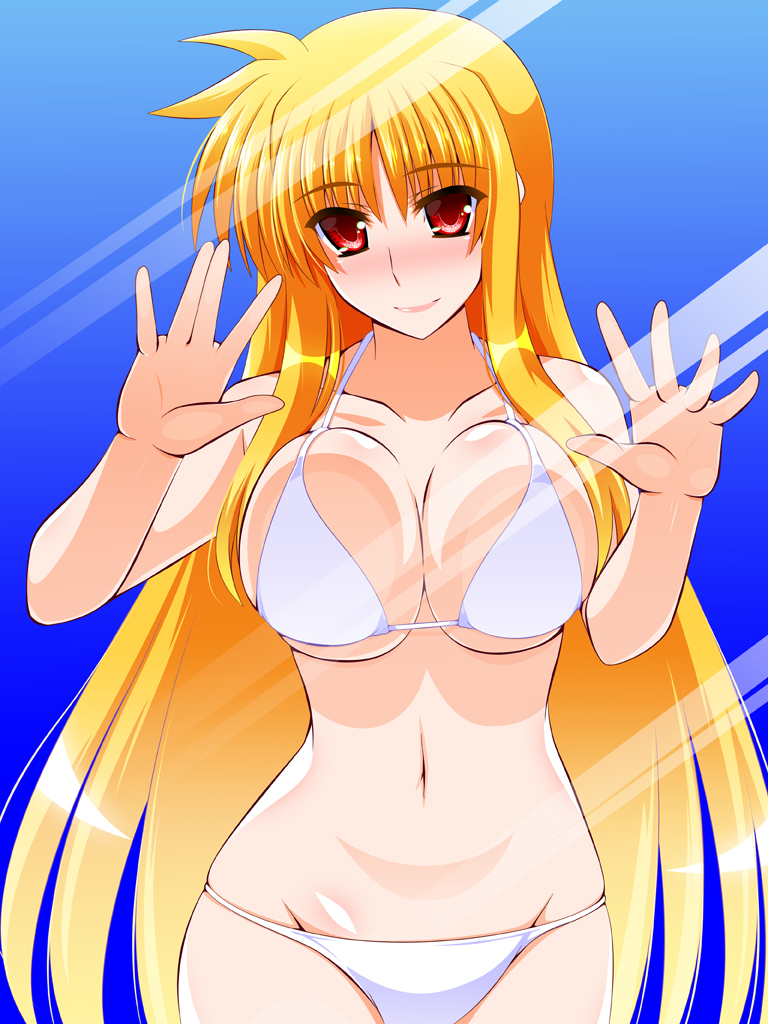 fate testarossa (lyrical nanoha and 1 more) drawn by engo_(aquawatery)