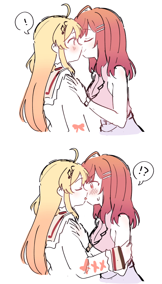 ichijou ririka and otonose kanade (hololive and 1 more) drawn by sakana_(saka11205)