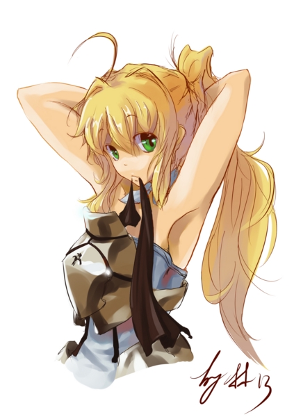 artoria pendragon and saber lily (fate and 1 more) drawn by fortal