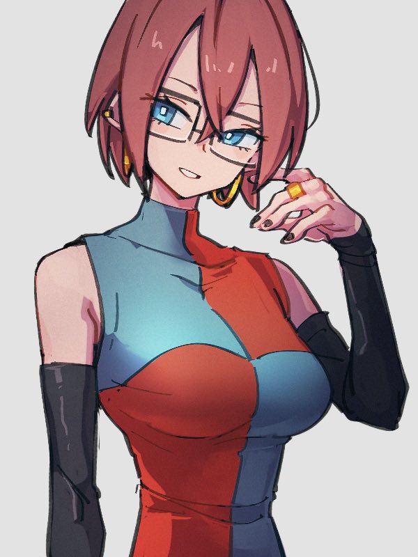 android 21 (dragon ball and 1 more) drawn by kemachiku