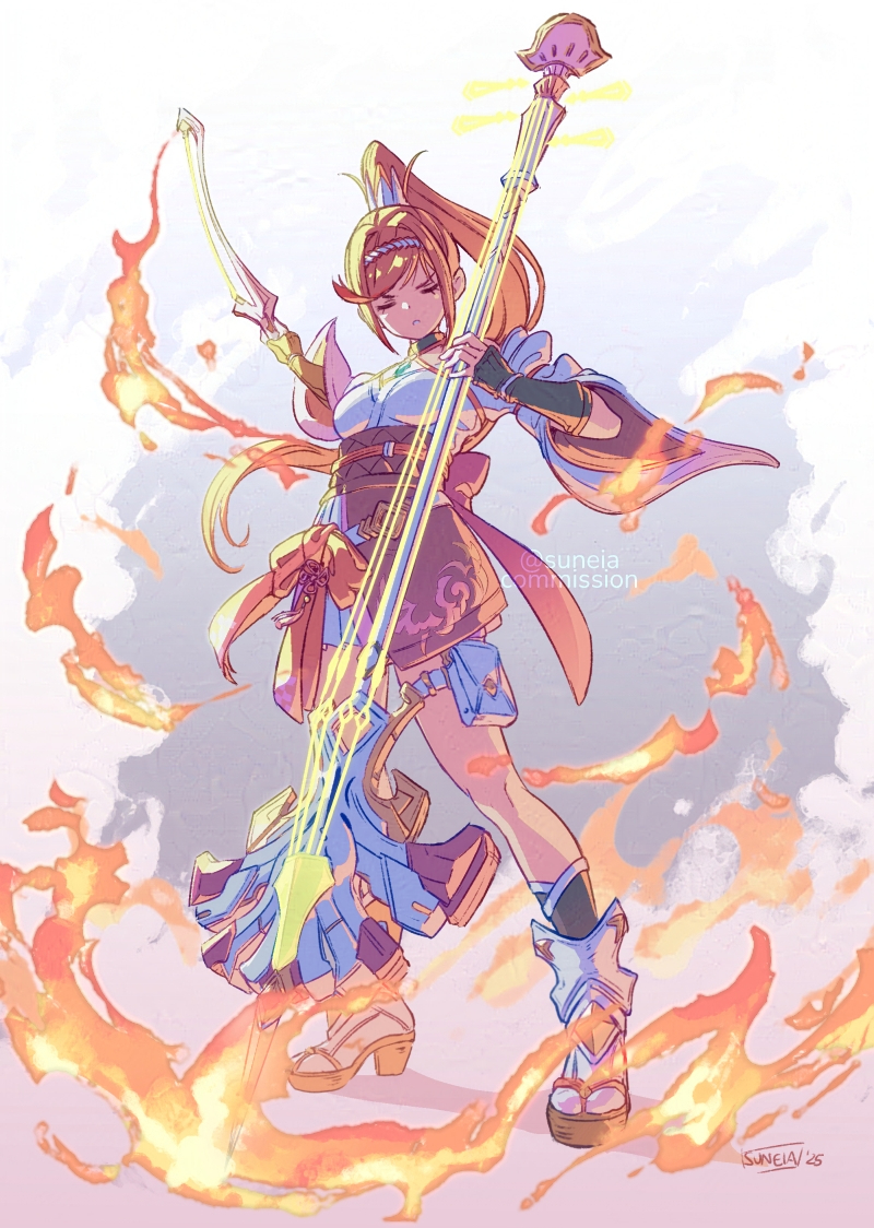 glimmer (xenoblade chronicles and 2 more) drawn by suneiaaa