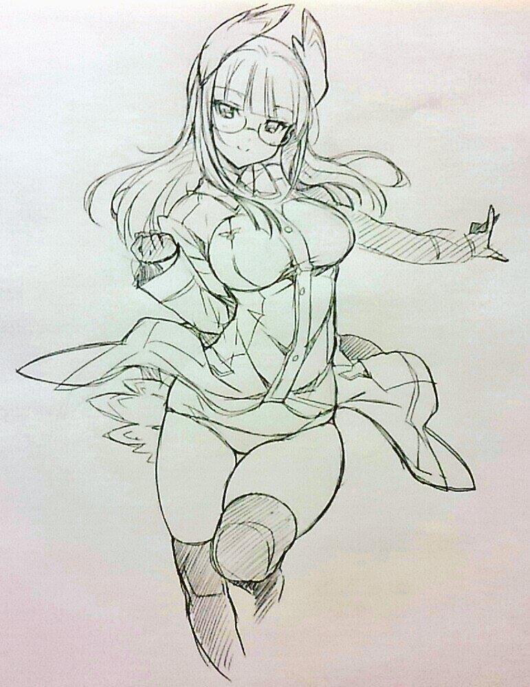 heidimarie w. schnaufer (world witches series and 1 more) drawn by ikeda_sakura