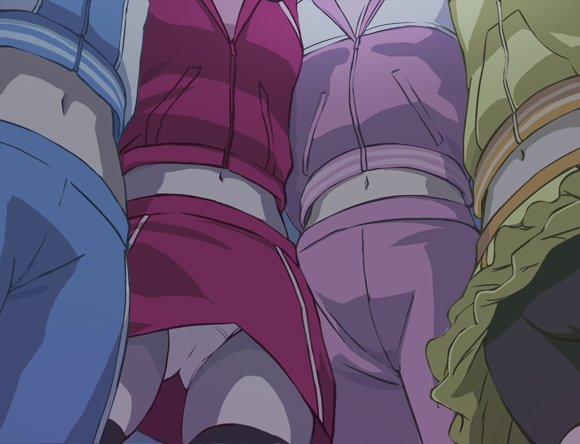 higashi setsuna, momozono love, yamabuki inori, and aono miki (precure and 1 more) drawn by haruyama_kazunori