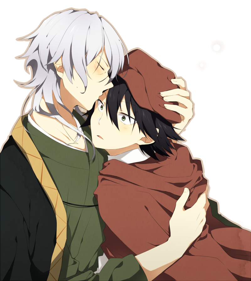 edogawa ranpo and fukuzawa yukichi (bungou stray dogs) drawn by sofuto
