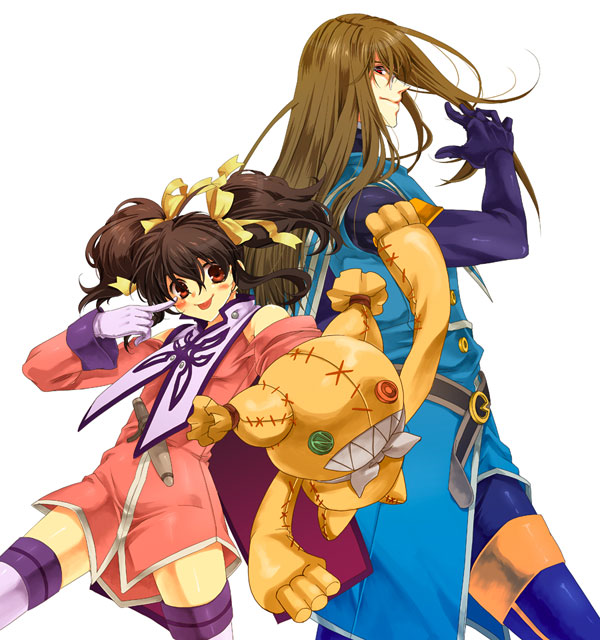 anise tatlin, jade curtiss, and tokunaga (tales of and 1 more) drawn by shuragyoku_mami