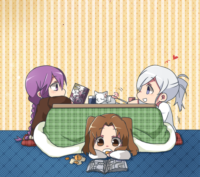 sion eltnam, yumizuka satsuki, sion eltnam atlasia, riesbyfe stridberg, and white len (tsukihime and 1 more) drawn by 6_(yuchae)