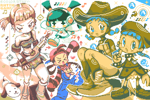 rain, spica, shorty, columbo, puma, and 1 more (cool cool toon and 3 more) drawn by christy_frisby