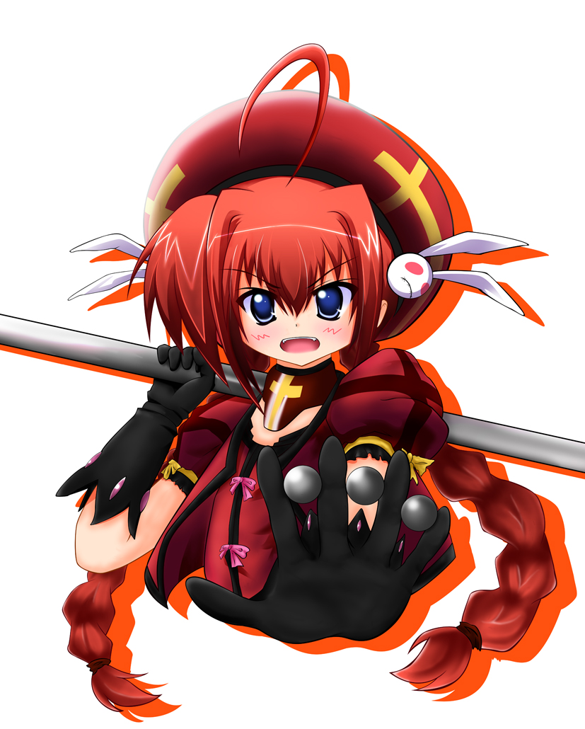 vita and graf eisen (lyrical nanoha and 2 more) drawn by vanilla1013