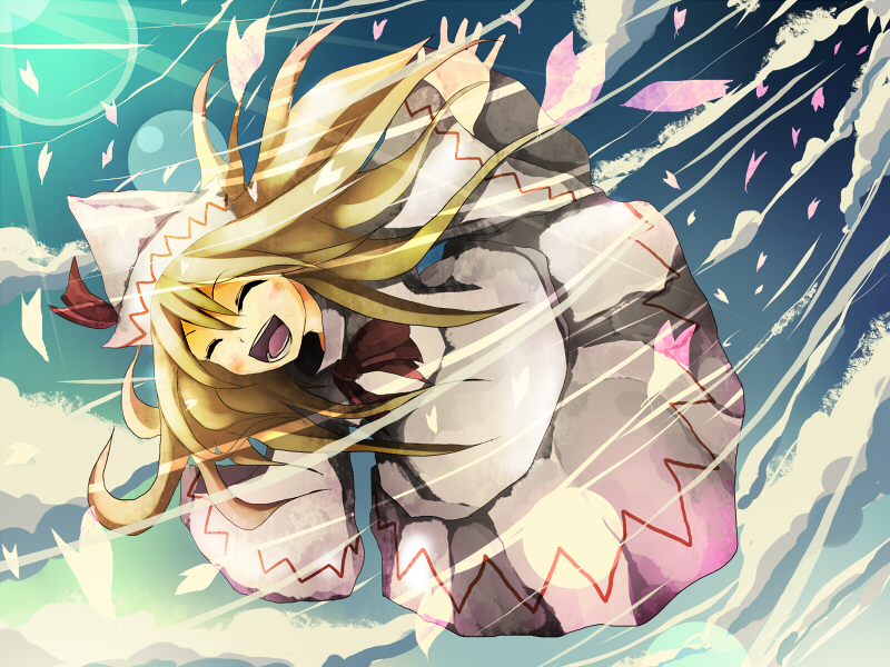 lily white (touhou) drawn by tokoroten_(hmmuk)