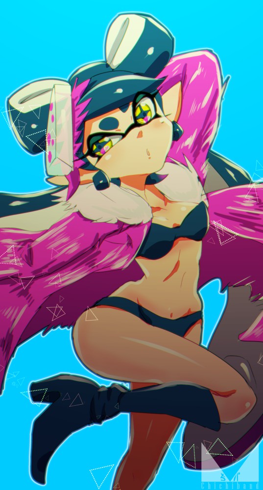 callie (splatoon and 1 more) drawn by chichi_band