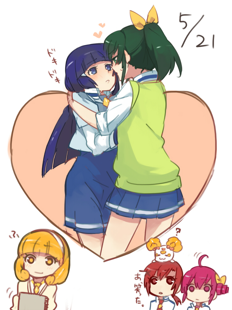 midorikawa nao, kise yayoi, aoki reika, hino akane, hoshizora miyuki, and 1 more (precure and 1 more) drawn by yomosaka