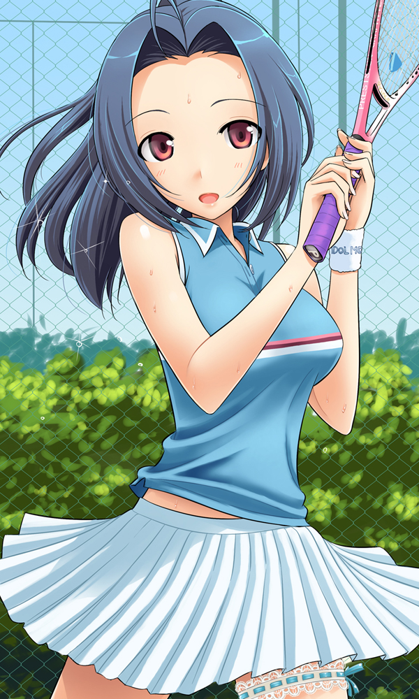 miura azusa (idolmaster and 1 more) drawn by takayaki
